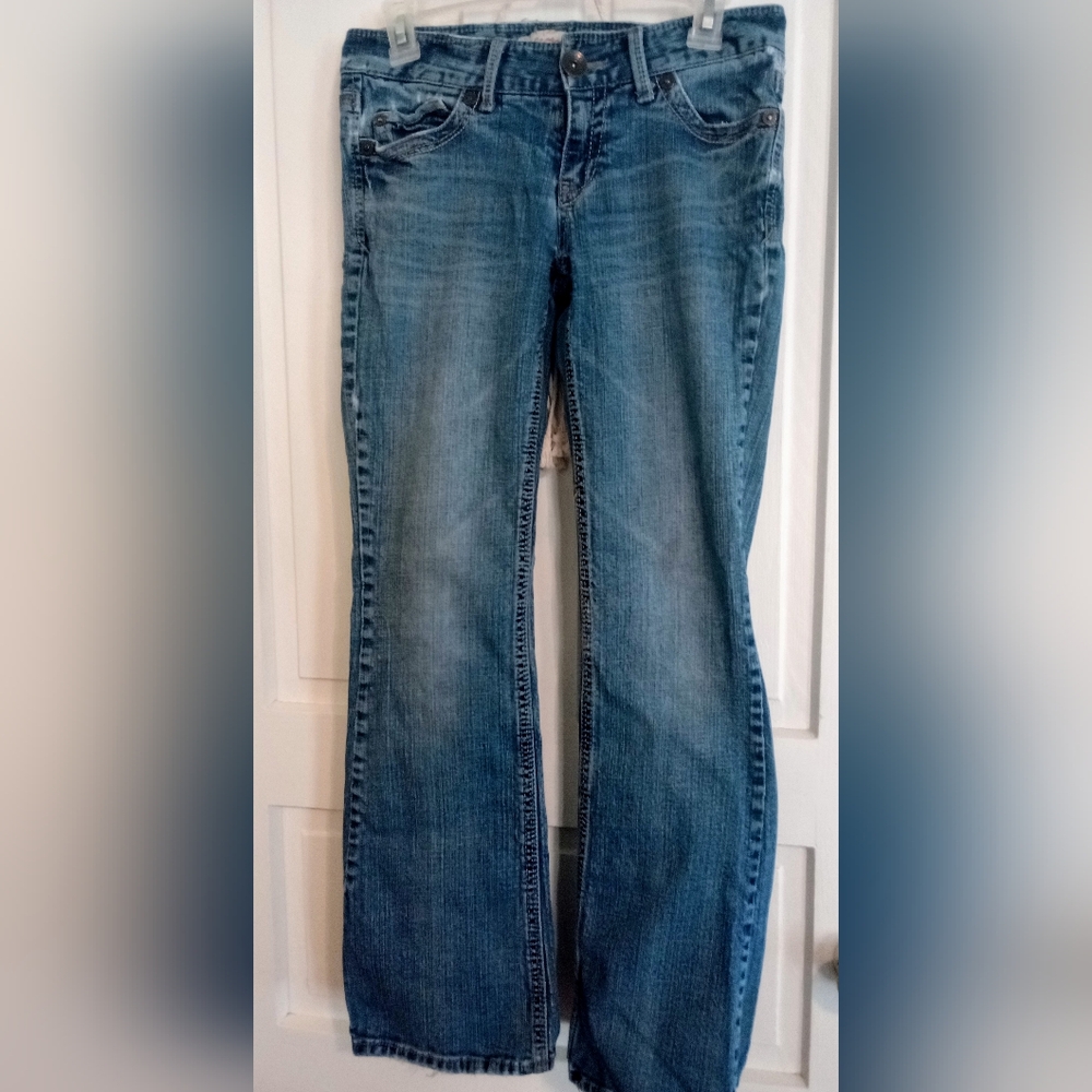 Women's/ Jr Aeropostale Low Rise Skinny Boot Cut Stretch Jeans